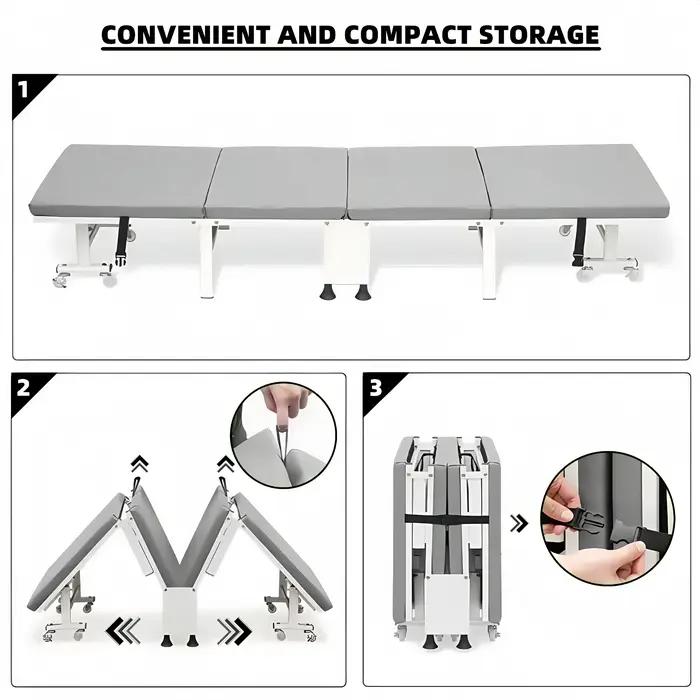 1 housse anti-poussière pour un lit pliant ou 1 lit pliant