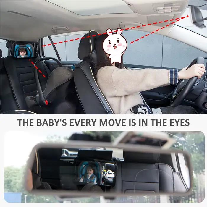 Rétroviseur de voiture réglable pour bébé
