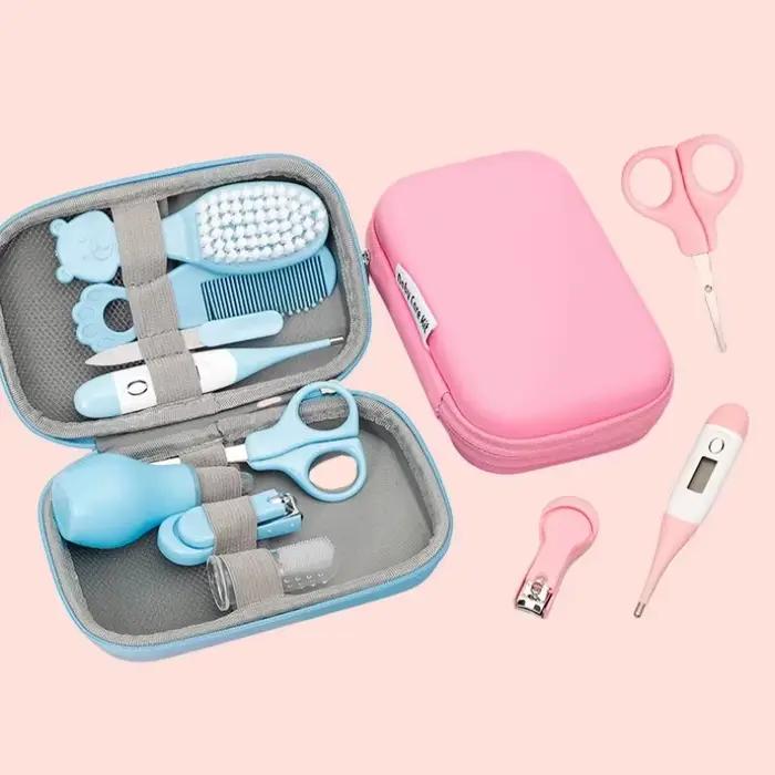 Kit de soins et d'hygiène pour bébé ensemble de sécurité pour bébé coupe-ongles peigne brosse brosse à dents essentiels pour nouveau-né pour maternité occasions spéciales