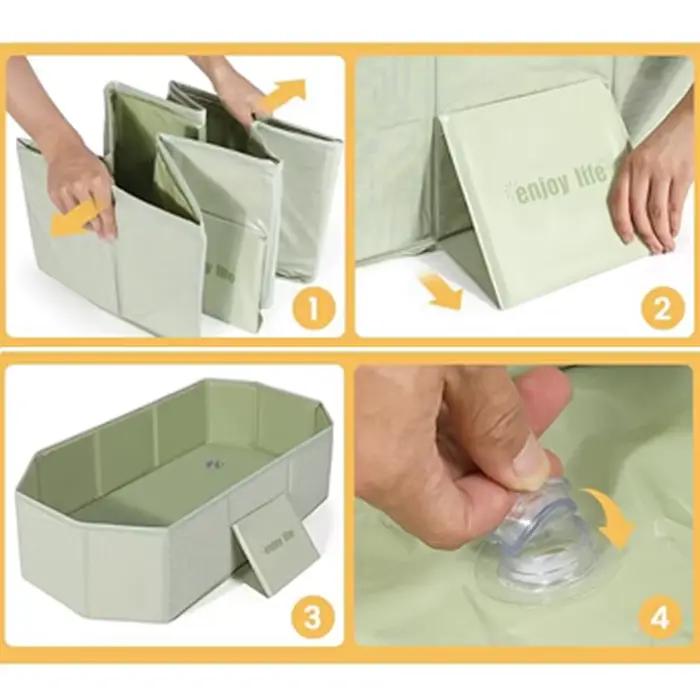Lavabo de bain pliable pour bébé