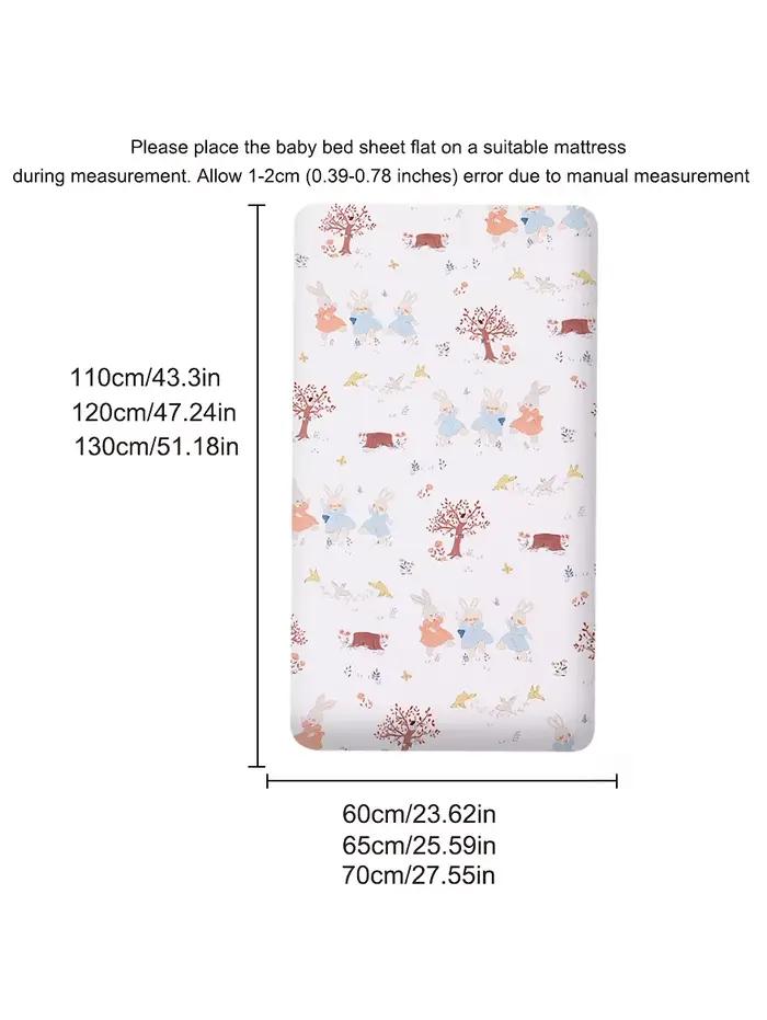 1 drap-housse pour bébé - Literie pour bébé - Drap doux