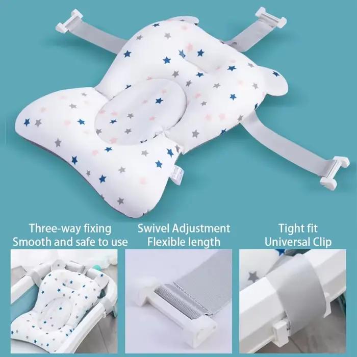 Coussin de bain pour bébé réglable