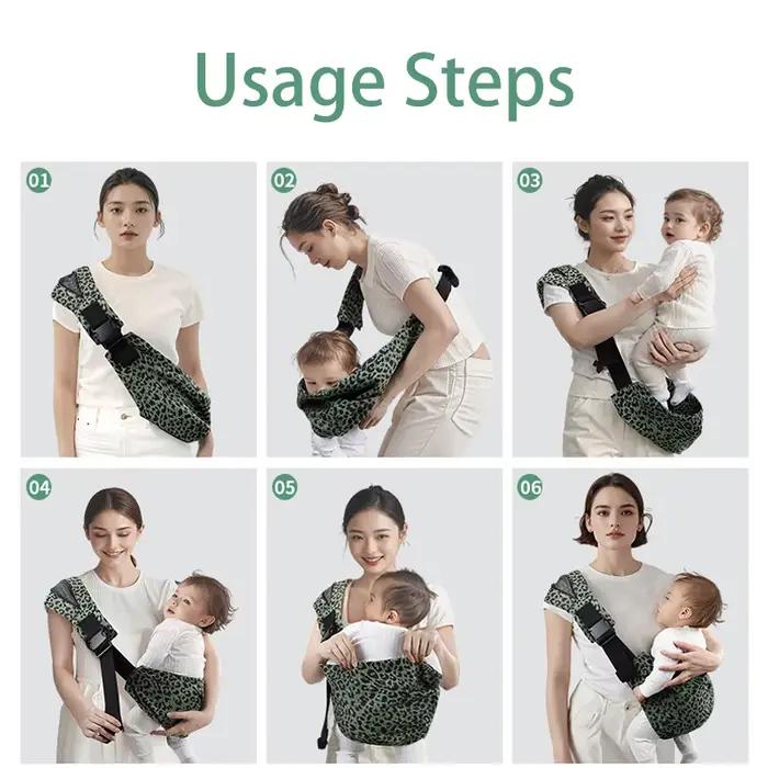Porte-bébé portable à bandoulière