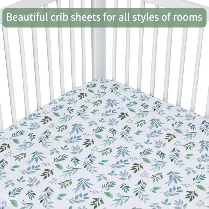 Drap-housse en coton uni pour lit de bébé housse de matelas bébé doux pour quatre saisons occasions bébé chambre de bébé confortable