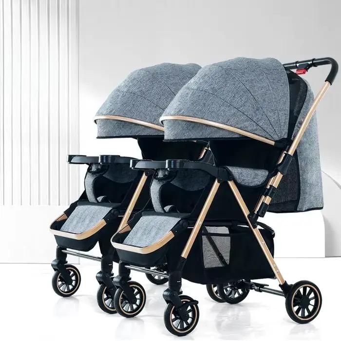 Poussette double détachable pour deuxième enfant