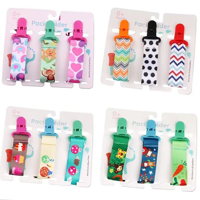 3 pièces/ensemble bébé sucette Clips