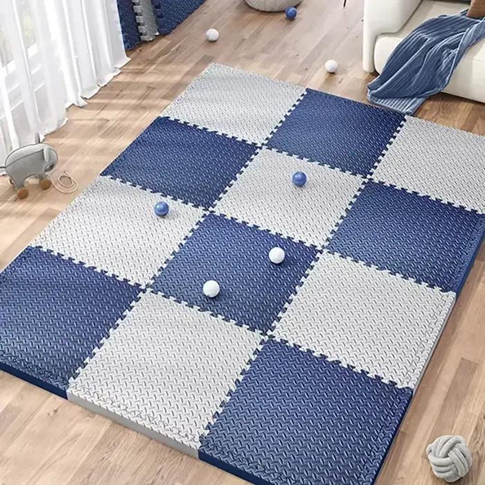 Tapis de jeu en mousse rose 8/16 pièces