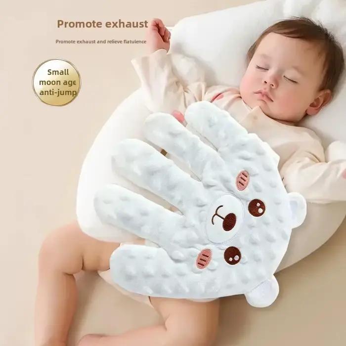 Paume Oreiller Bébé Apaisant Sommeil Télécommande Enfant En Bas Âge Forme En U Polyester Coton Animal Compagnie Multifonctionnel