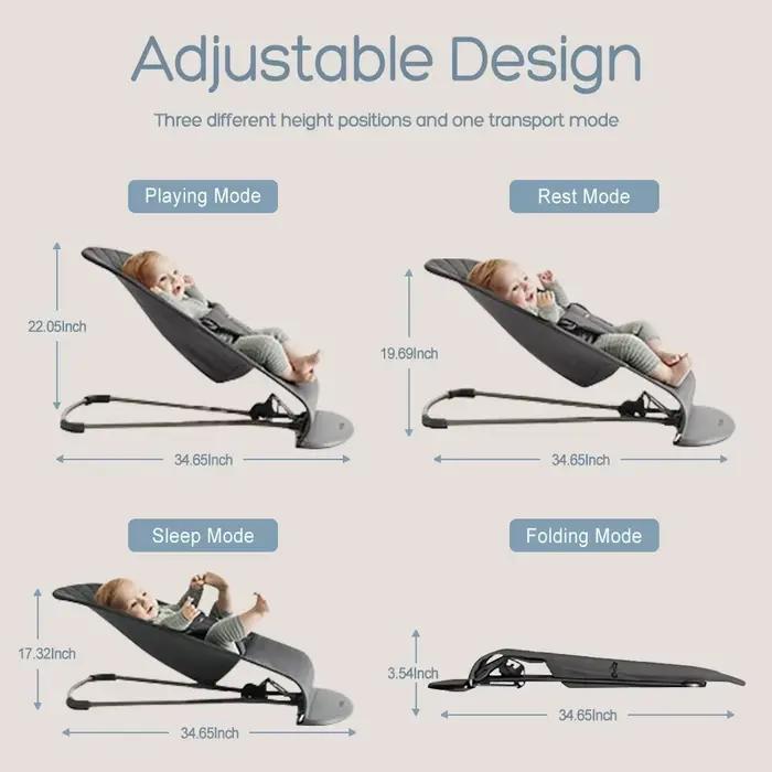 Chaise à bascule pliable pour bébé