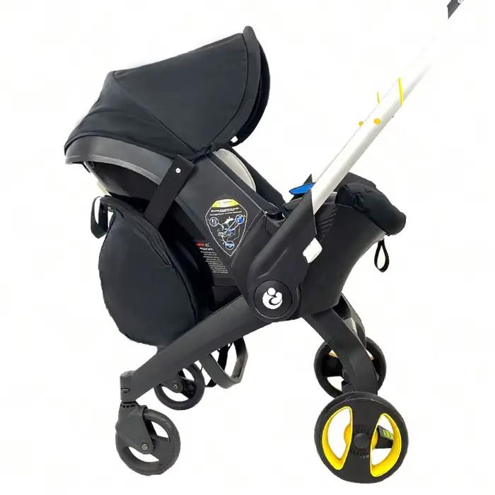 Sac de rangement pour poussette Infant Love Apples matériau coton noir pour bébés et enfants de 0 à 6 ans occasions de sortie randonnée et voyage