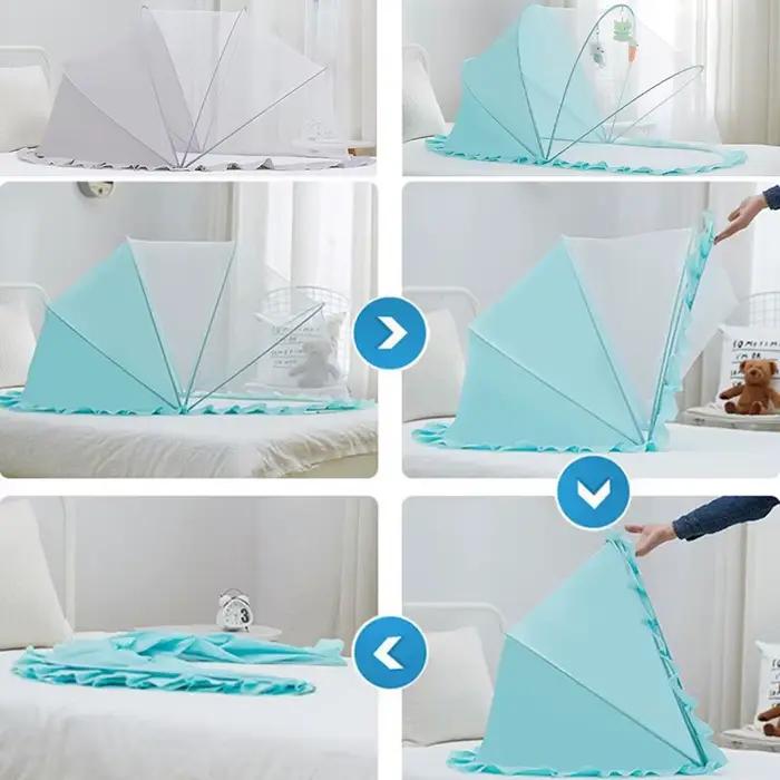 Moustiquaire pliable pour lit de bébé