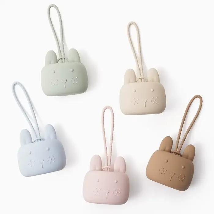 1pc bébé Silicone porte-sucette étui