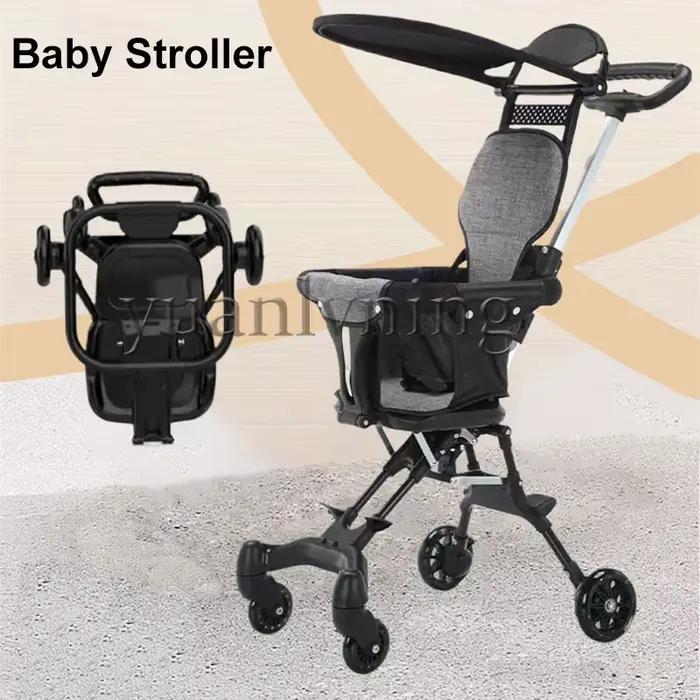 Poussette bébé pliable en un clic