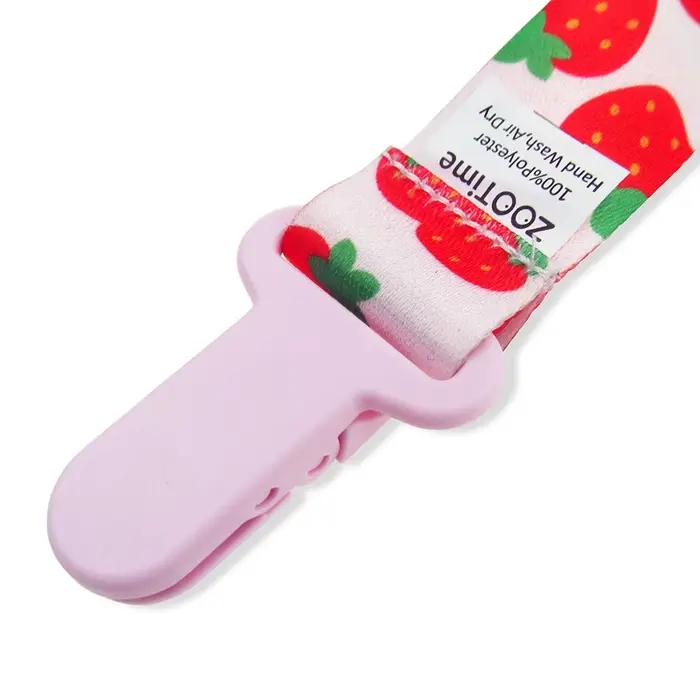 Chaîne bébé sucette factice pince 3 pièces/ensemble personnalisé attache-sucette porte-mamelon
