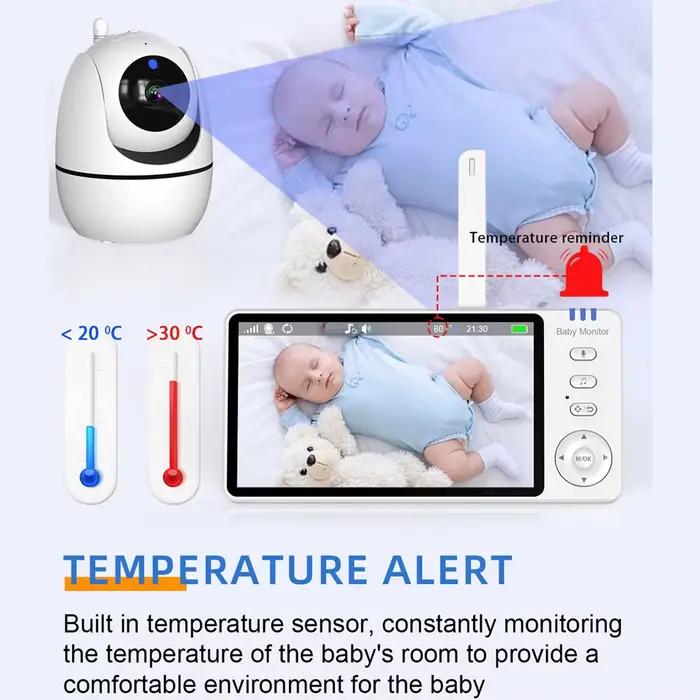 Babyphone vidéo avec caméra et audio