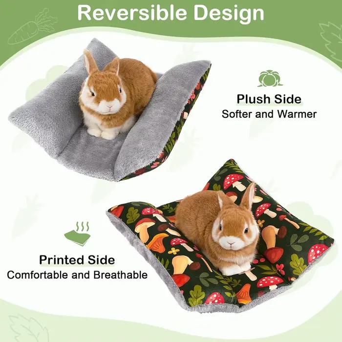 Tapis de lit en forme de lapin