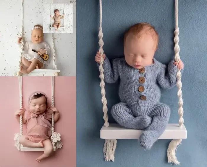 Chaise en bois pour bébé