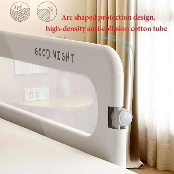 Barrière de sécurité pour lit IMBABY en aluminium tube réglable pour enfants 0-6 mois à 4-6 ans couleurs rose rouge violet noir vert chambre à coucher sécurité bébé dormir en toute tranquillité