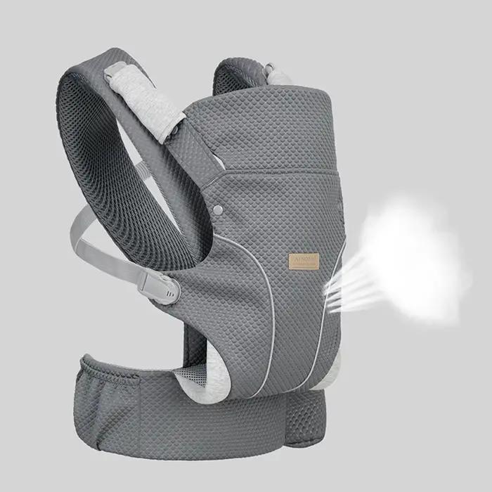 Porte-bébé respirant à fort flux d'air adapté aux nourrissons (0-36 mois) avec capacité de poids jusqu'à 45 livres