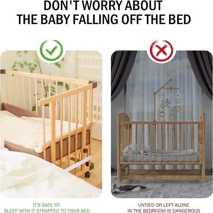 Ceinture de sécurité anti-mouvement pour lit de bébé