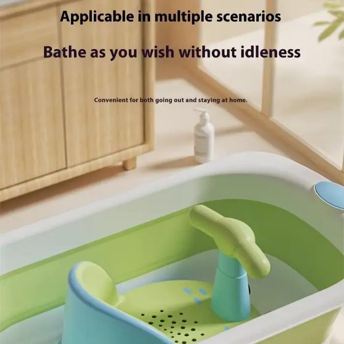 Baby Bath Caractéristique Anti Slip Assists Tass Ergonomic Support Chaise pour les nouveau-nés pour tout-petits Temps