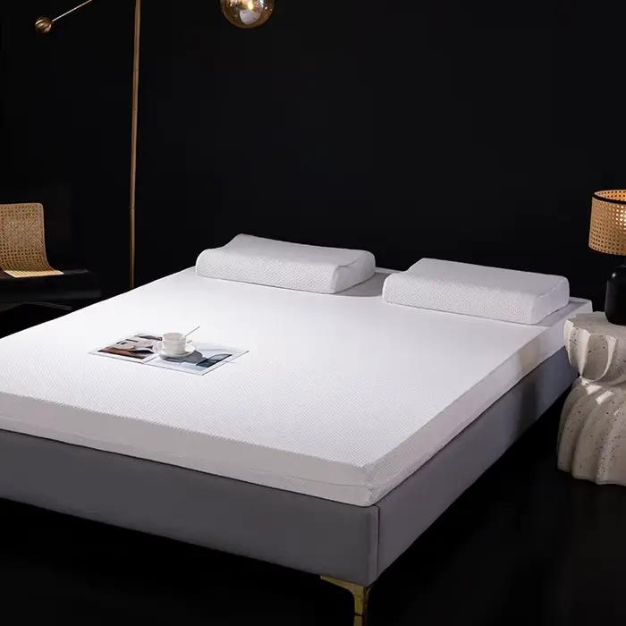 Matelas en latex naturel de taille personnalisable pour quatre saisons, fibre de bambou, fait à la main, blanc, bleu royal, bleu marine, pour tous types de lit, cadeau durable