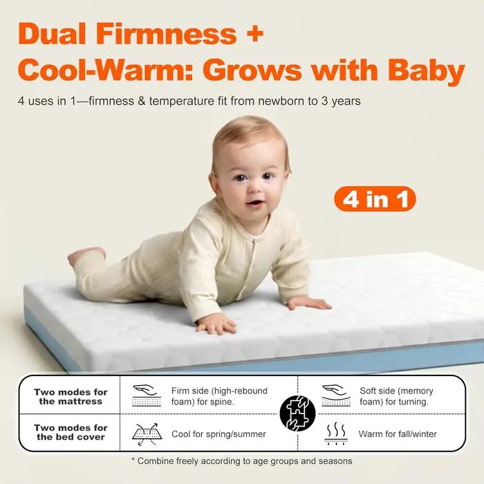 Matelas pour bébé 38x26 pouces