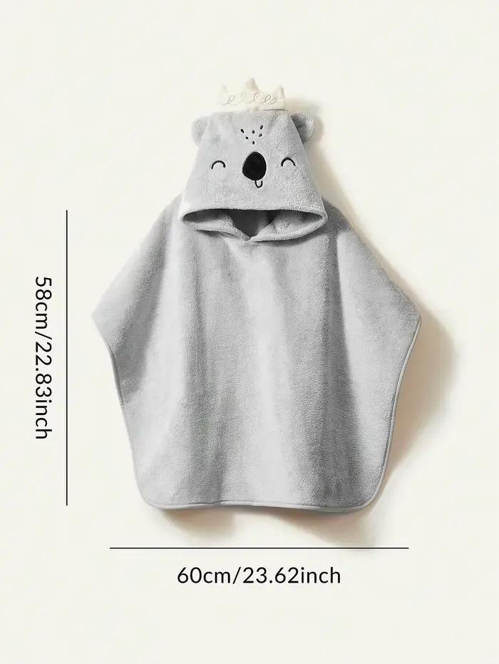 1 serviette de bain à capuche pour bébé