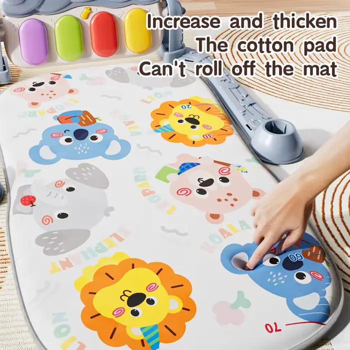 Tapis d'éveil musical et lumineux pour bébé