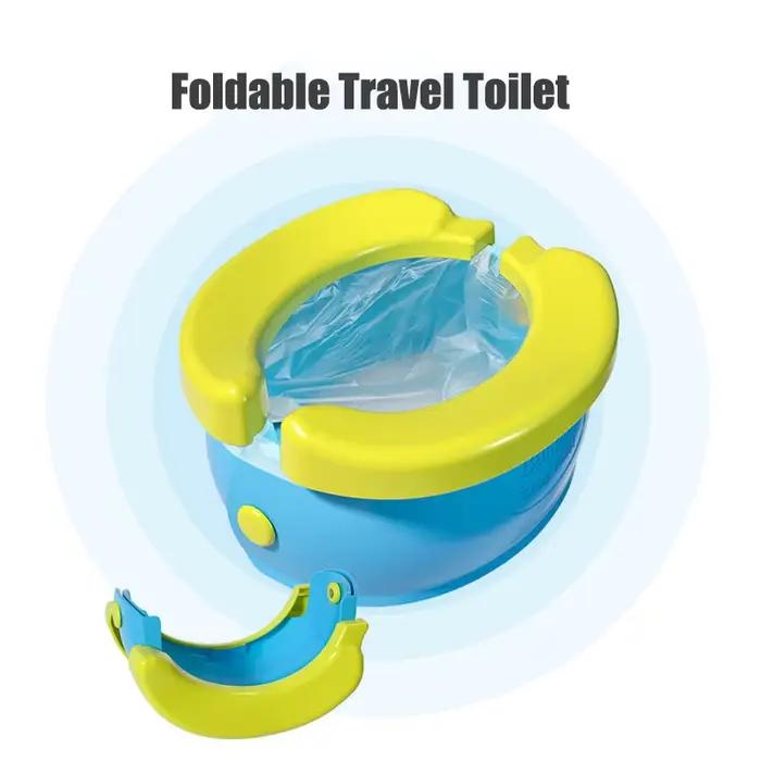 Pot de toilette pliable de voyage pour bébé