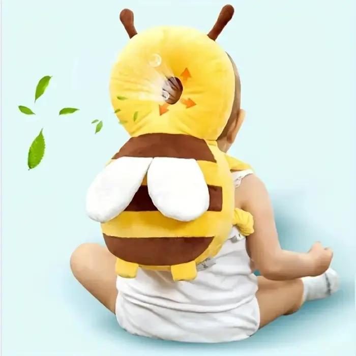 Oreiller de protection pour bébé apprendre à marcher avec coussin anti-chute dessin animé jaune sécurité des bébés occasions spéciales