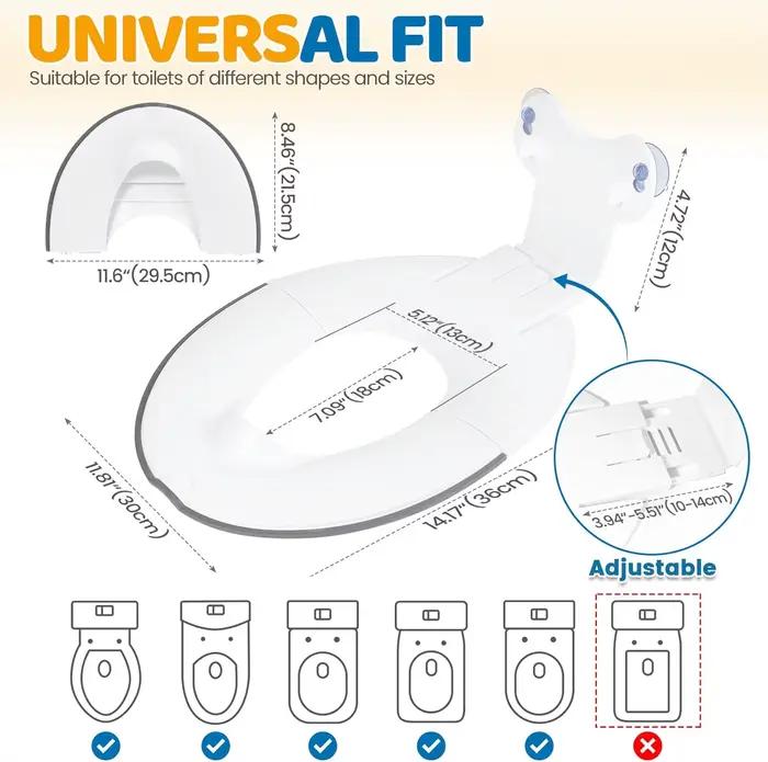 Siège de toilette pliable pour enfants