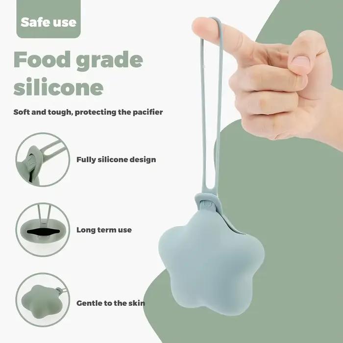 Étui porte-sucette en Silicone