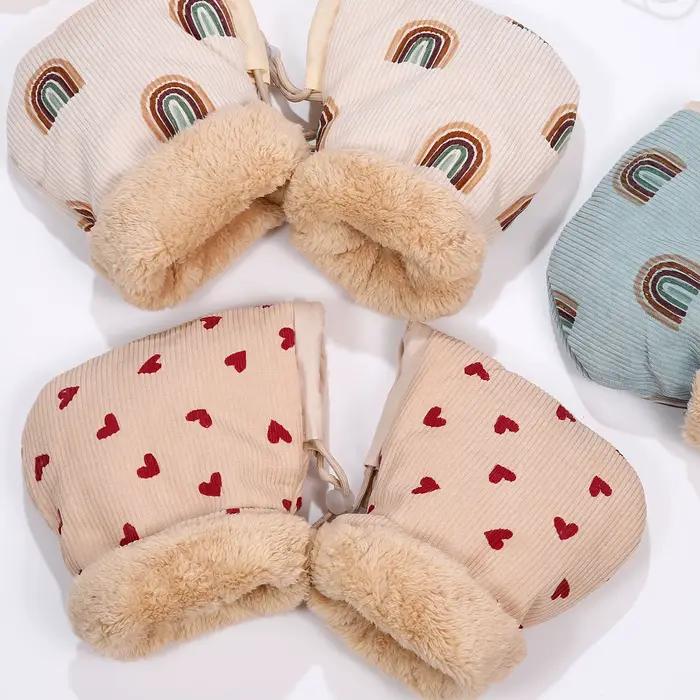 Gants de poussette coupe-vent pour enfants