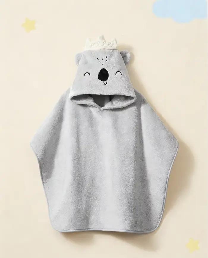 1 serviette de bain à capuche pour bébé