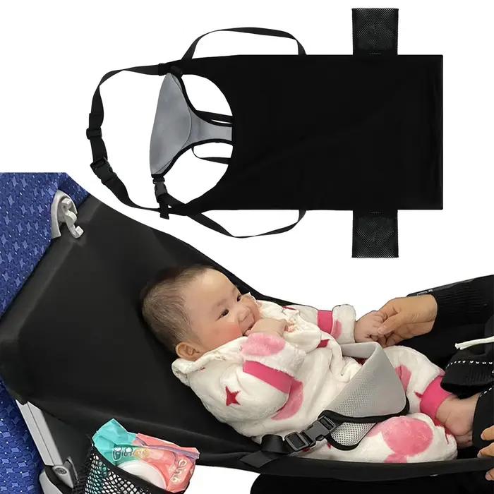Lit d'avion de voyage pour bébés et enfants rallonge de siège avec poches latérales hamac berceau de sommeil pour voiture occasions spéciales