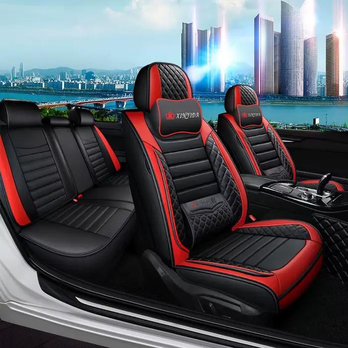 Housse de Siège Voiture en Eponge et Cuir Artificiel Résistante à l'Eau Pour Kia Sportage Stinger Stonic et Plus