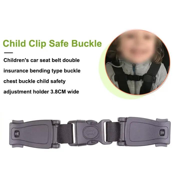 Harnais Durable Clip de poitrine boucle de sécurité voiture bébé sangle de sécurité ceinture pour bébé enfants enfants sangle de sécurité 16 cm accessoires de voiture