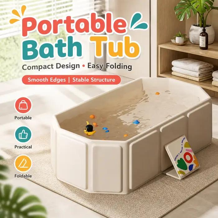 Baignoire pliable, facile à ranger