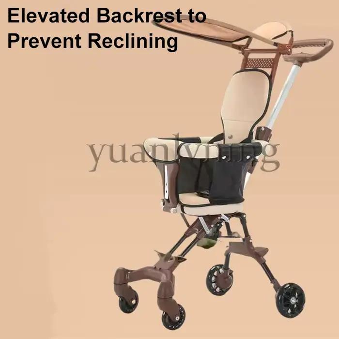 Poussette bébé pliable en un clic