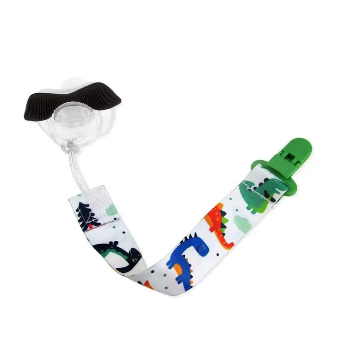 Chaîne bébé sucette factice pince 3 pièces/ensemble personnalisé attache-sucette porte-mamelon