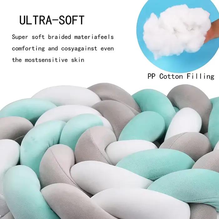 Pare-chocs CPull pour bébé lit de nouveau-né protection cocon de douceur et sécurité housse de matelas simple élégant pour chambre à coucher occaions toute l'année