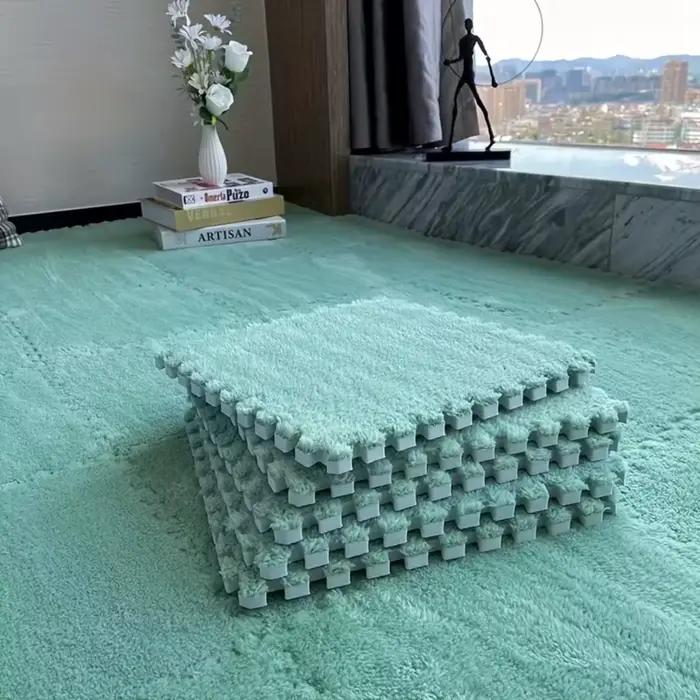 Tapis de jeu en peluche pour bébés