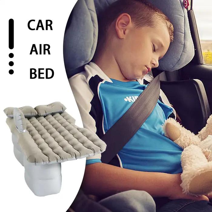 Extension de lit d'avion gonflable pour tout-petit matériau PVC floqué pour siège arrière de voiture voyage confortable sécurité enfant usage varié camping visite famille