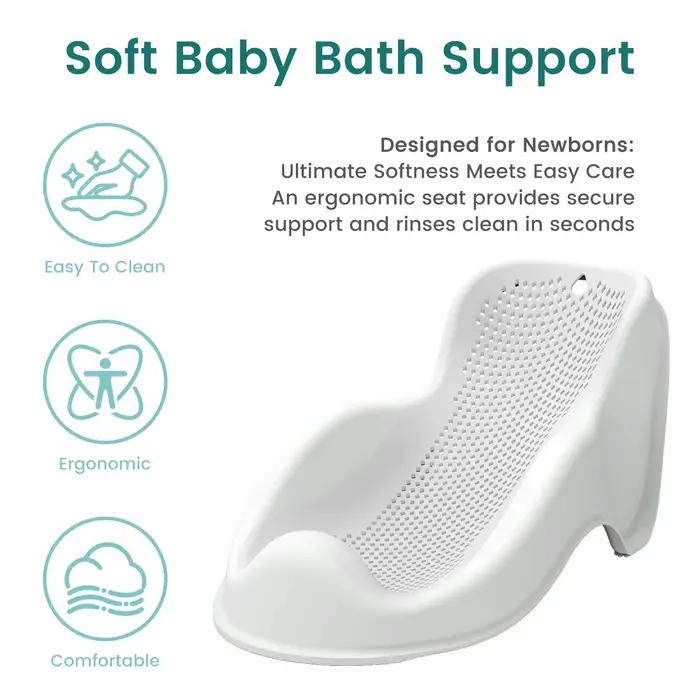 Support de bain doux pour bébés nouveau-nés - Siège