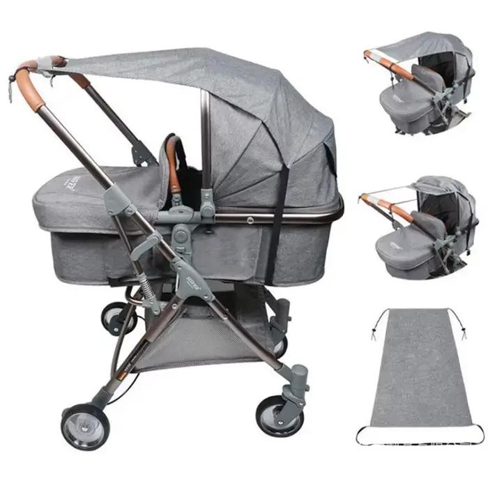 Protection Solaire Universelle pour Poussette de Bébé