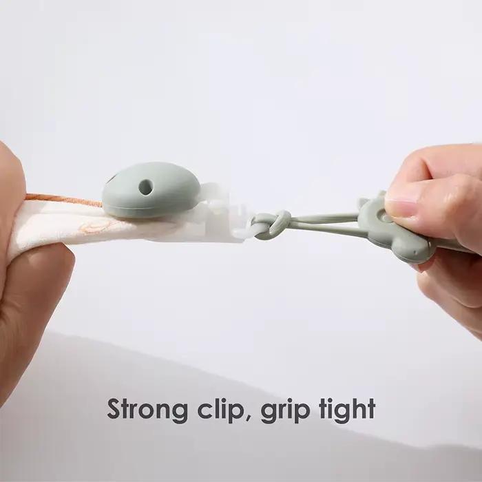 Clips de sucette en Silicone