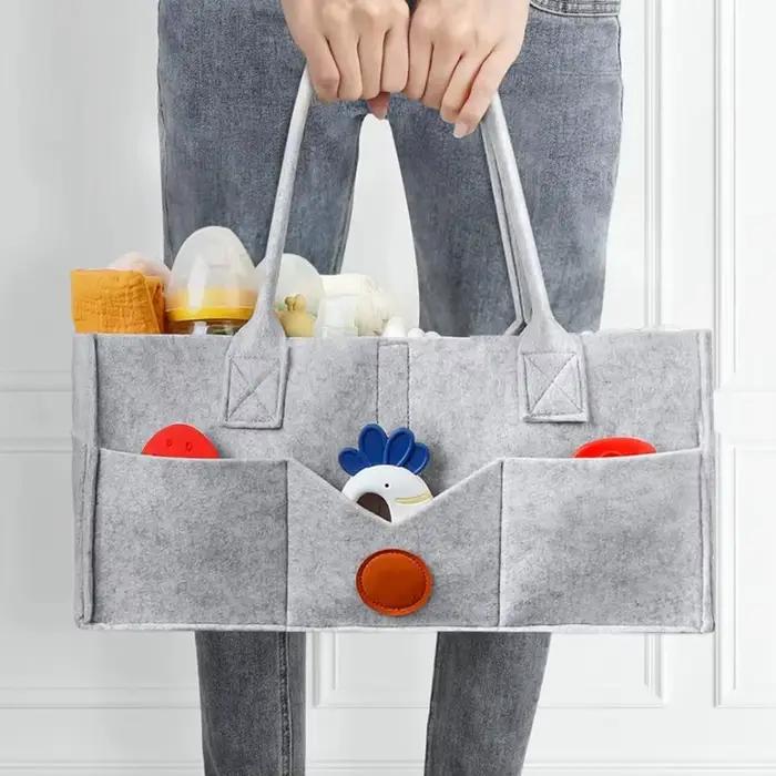 Sac de rangement de couches en feutre pour enfants