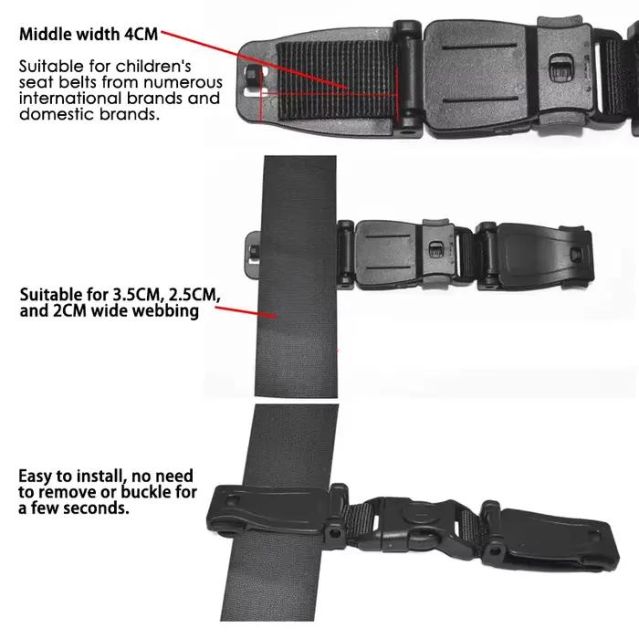 Harnais Durable Clip de poitrine boucle de sécurité voiture bébé sangle de sécurité ceinture pour bébé enfants enfants sangle de sécurité 16 cm accessoires de voiture