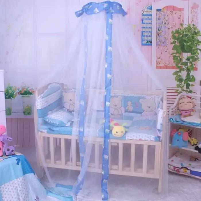 Moustiquaire de lit bébé avec support intégré
